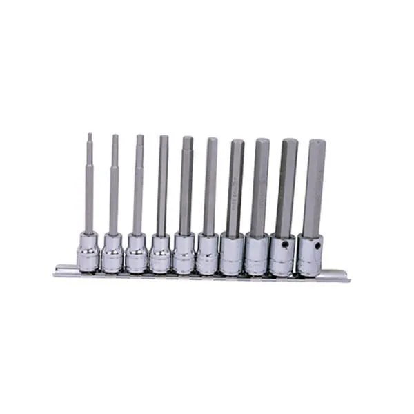 지니어스 3/8SQ 6각 비트소켓세트 BS 310HML 10PCS 복스 렌치 빗트 가격비교 규격표