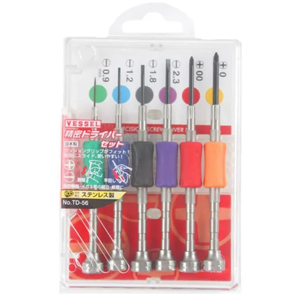 베셀 시계드라이버세트 TD 56 6PCS 수작업 드라이브 공구 가격비교 규격표