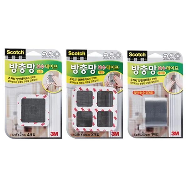 3M 방충망 보수테이프 7x7cm 4 가격비교 규격표
