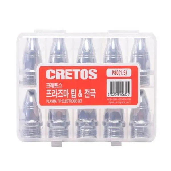 CRETOS 프라즈마 팁 전극세트 P-80고급 1.3mm 가격비교 규격표