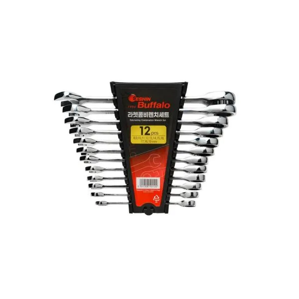 세신버팔로 라쳇렌치세트 12pcs 8, 9, 10, 11, 12, 13, 14, 15, 16, 17, 18, 19mm 공구 복스 수작업 가격비교 규격표