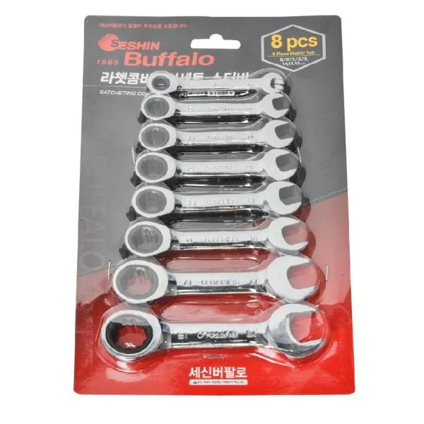 세신버팔로 스터비 라쳇콤비렌치세트 8pcs 8-19mm 수작업 복스 공구 가격비교 규격표