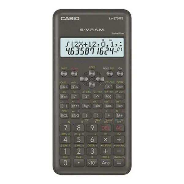 카시오 공학용계산기 FX 570MS 2 78×154.5×12.7 공구 측정 숫자 가격비교 규격표