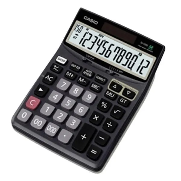 카시오 전자계산기 DJ 120D Plus 140x191x35 숫자 공구 계산 가격비교 규격표