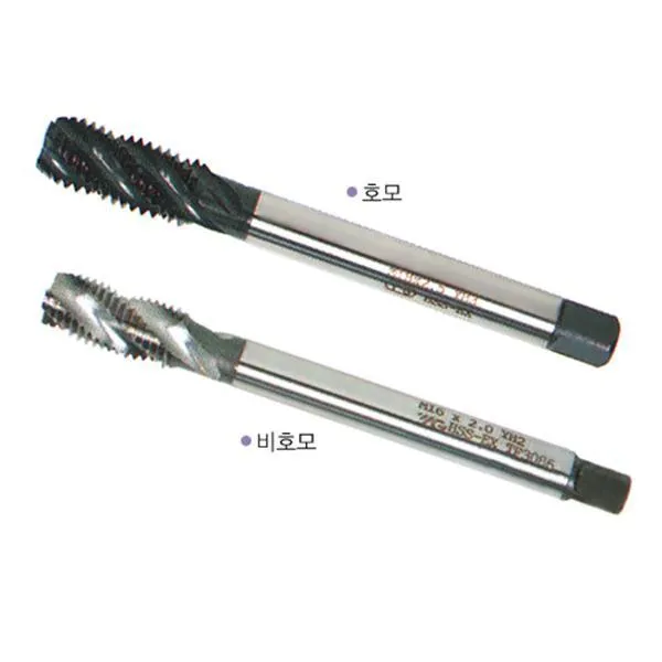와이지원 롱스파이럴탭 M8x1.25 6.2 태핑머신 기계탭 절삭공구 가격비교 규격표