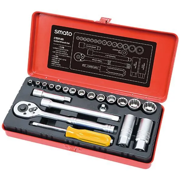 스마토 소켓렌치세트 1/4×3/8DR 22pcs 복스 셋트 렌찌 가격비교 규격표