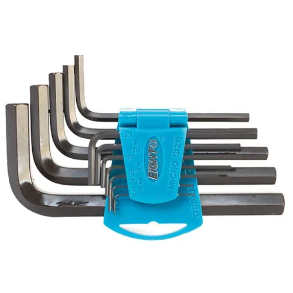 에이트 검정 L렌치세트 001 S12 0.71,0.89,1.27,1.5,2,2.5,3,4,5,6,8,10mm 공구 렌찌 수작업 가격비교 규격표