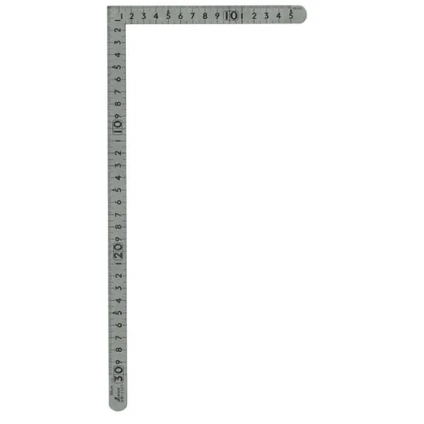 신와 직각자- DIY용/스텐 S 12325 15cmx30cm/폭15mm/두께1.1T 계측 공구 길이 가격비교 규격표