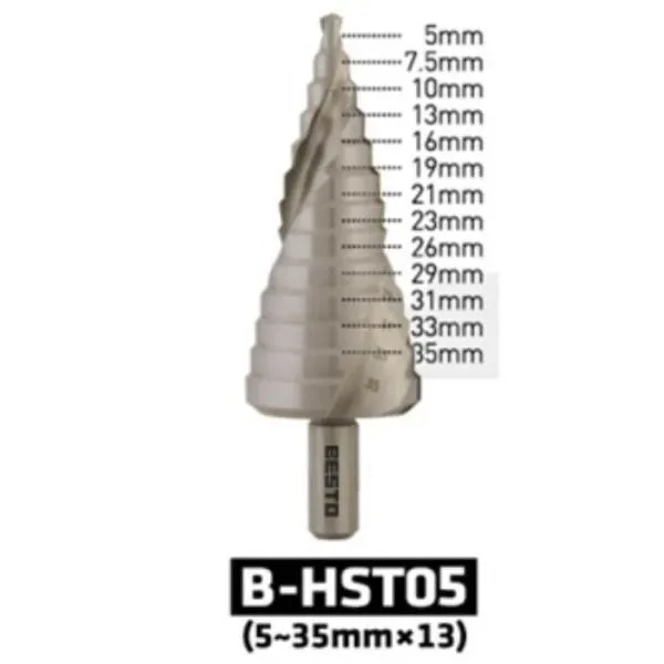 베스토 헬리칼 스텝드릴(4-12×5) B-HST01 4-12Ø 가격비교 규격표