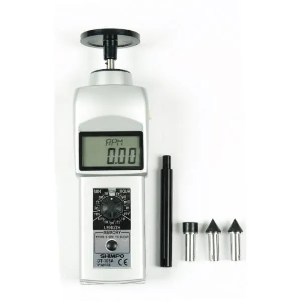 Nidec 회전계 디지털접촉식(LCD) DT-105A 0.1-25000RPM 가격비교 규격표