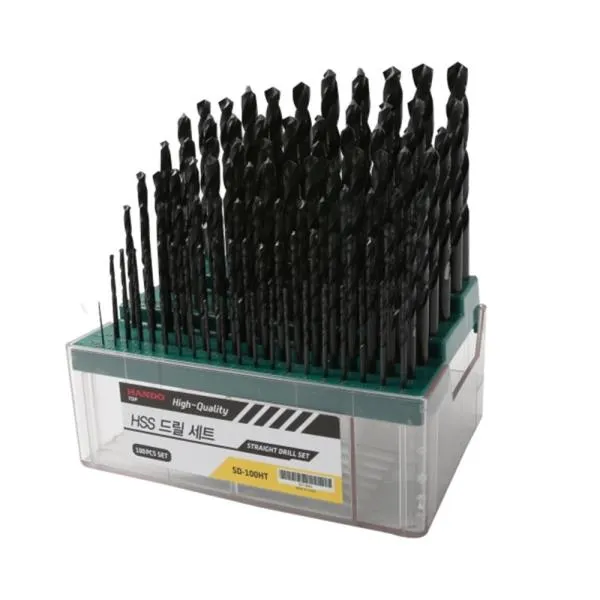 한도 드릴셋트 100본조(HSS) SD 100 HT D1.0-13.0MM 하이스 날 비트 가격비교 규격표