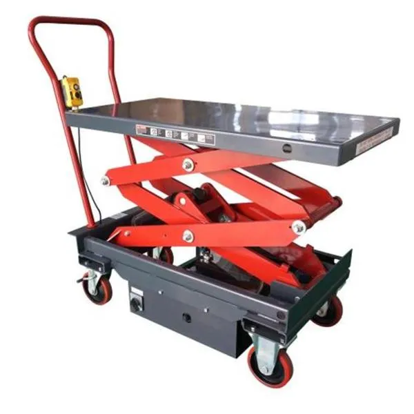 UDT 반자동테이블트럭(전동더블형) ET-910D(=ES-91D) 910kg 가격비교 규격표