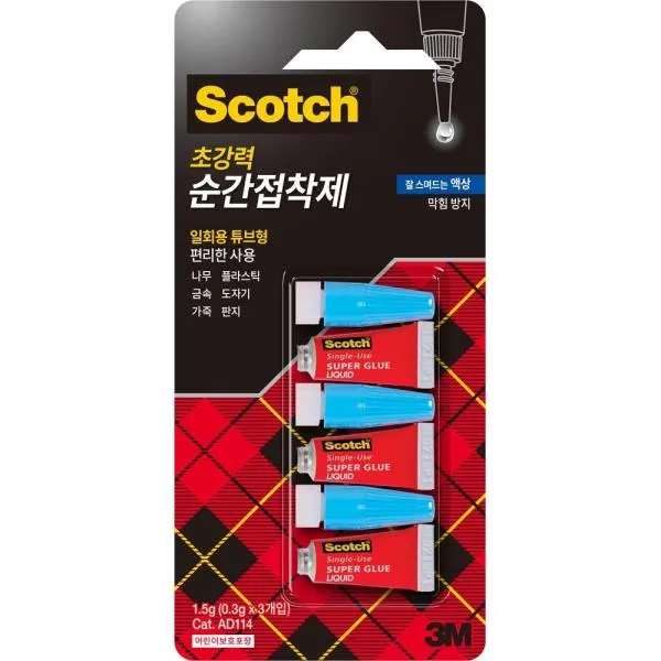 3M 순간접착제 AD114 액상 가격비교 규격표