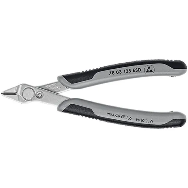 크니펙스 ESD 정밀전자니퍼 78 03 125 ESD SB 125 가격비교 규격표