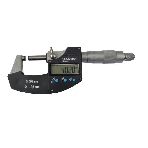 한도 디지매틱 외경마이크로미터 M293-240M 0-25mm/0-1타입 가격비교 규격표