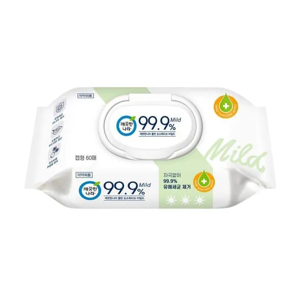 깨끗한나라 손소독 물티슈 SWT-ANT0036A 60매 24개 가격비교 규격표