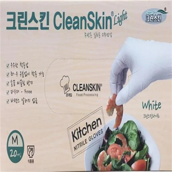 코레카산업 크린스킨 장갑 크린스킨 라이트화이트 M 가격비교 규격표