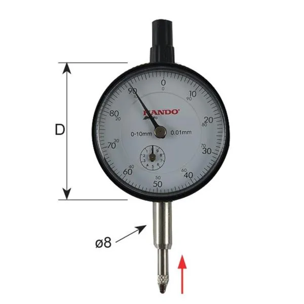 한도 다이얼게이지 M2046SM 0-10mm 가격비교 규격표